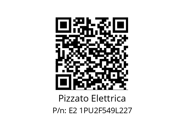   Pizzato Elettrica E2 1PU2F549L227