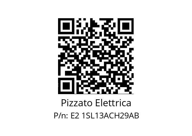   Pizzato Elettrica E2 1SL13ACH29AB