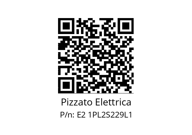   Pizzato Elettrica E2 1PL2S229L1