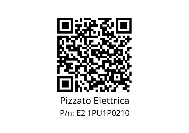   Pizzato Elettrica E2 1PU1P0210