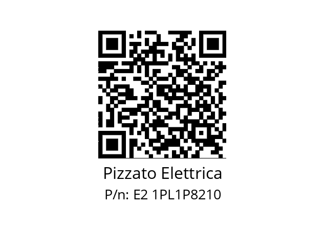   Pizzato Elettrica E2 1PL1P8210