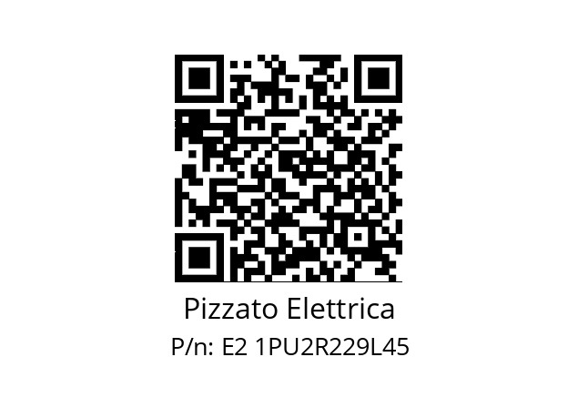   Pizzato Elettrica E2 1PU2R229L45