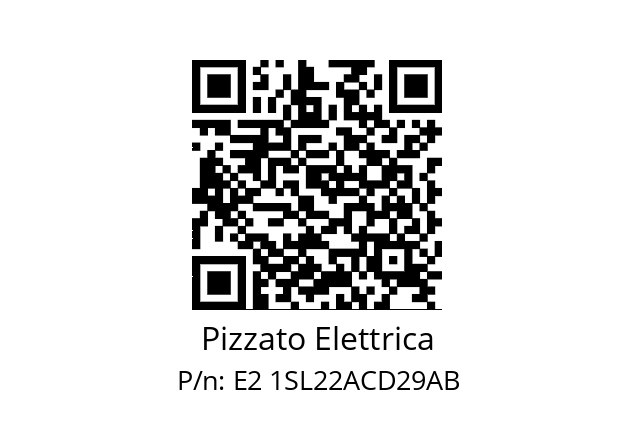   Pizzato Elettrica E2 1SL22ACD29AB