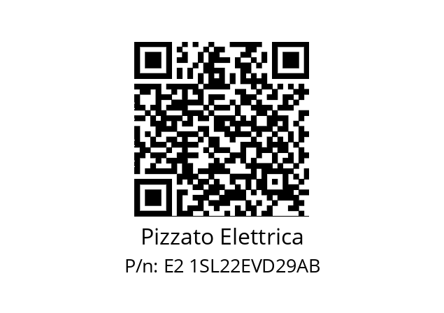   Pizzato Elettrica E2 1SL22EVD29AB