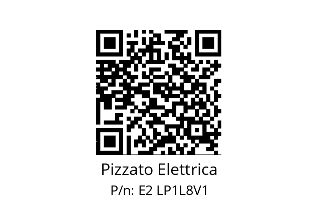   Pizzato Elettrica E2 LP1L8V1