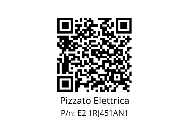   Pizzato Elettrica E2 1RJ451AN1