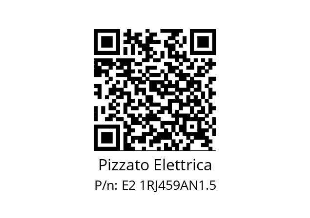   Pizzato Elettrica E2 1RJ459AN1.5