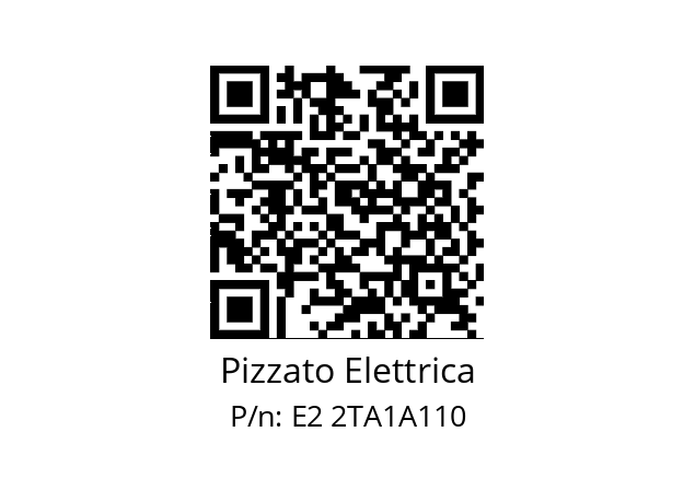   Pizzato Elettrica E2 2TA1A110