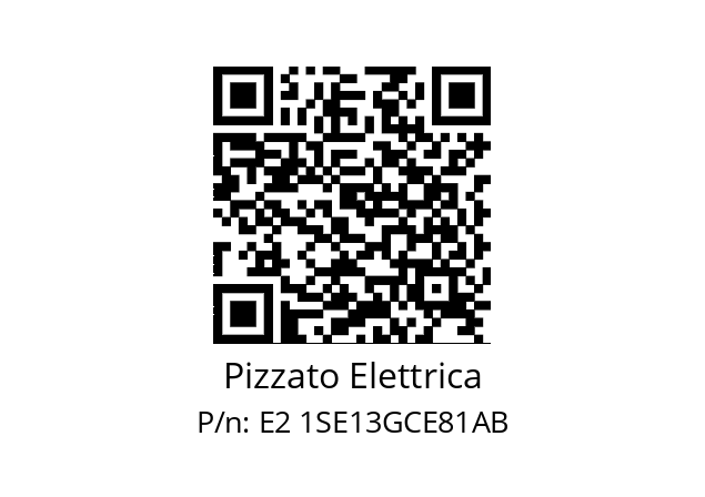   Pizzato Elettrica E2 1SE13GCE81AB