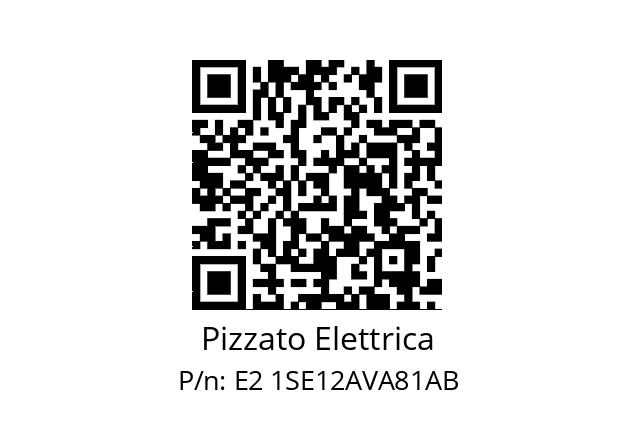   Pizzato Elettrica E2 1SE12AVA81AB