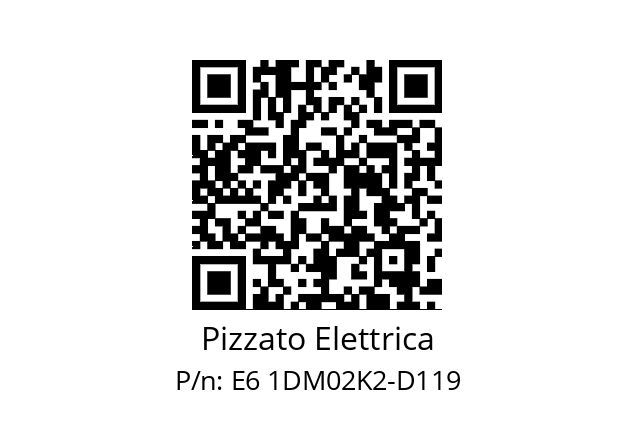   Pizzato Elettrica E6 1DM02K2-D119