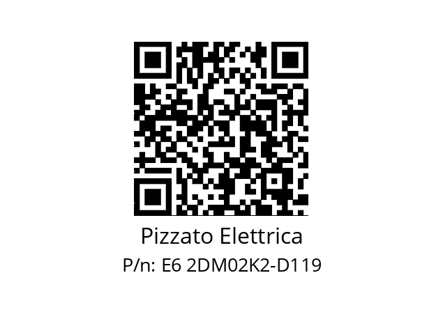   Pizzato Elettrica E6 2DM02K2-D119