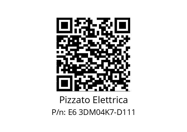   Pizzato Elettrica E6 3DM04K7-D111