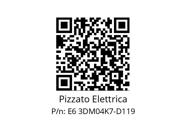   Pizzato Elettrica E6 3DM04K7-D119