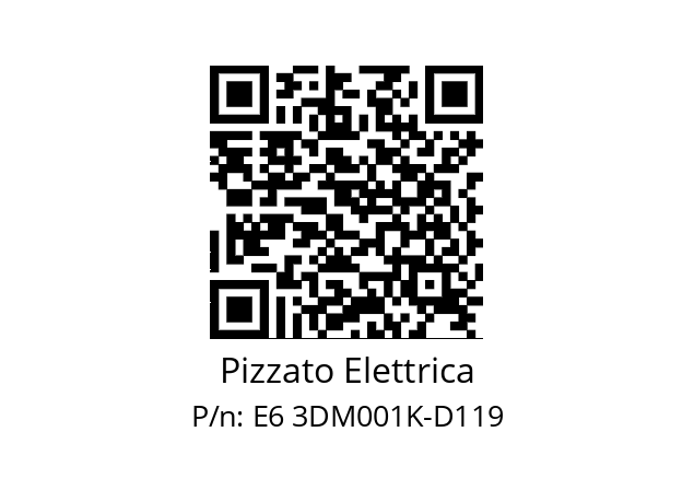   Pizzato Elettrica E6 3DM001K-D119