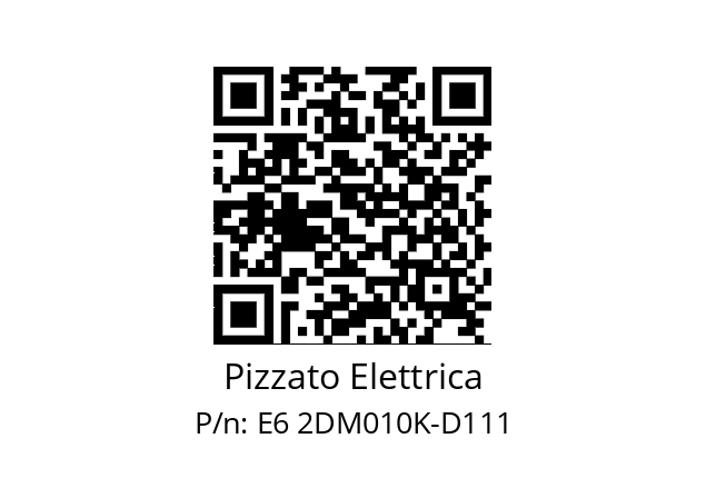   Pizzato Elettrica E6 2DM010K-D111