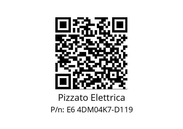   Pizzato Elettrica E6 4DM04K7-D119