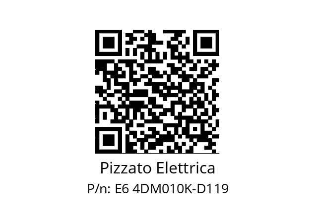   Pizzato Elettrica E6 4DM010K-D119