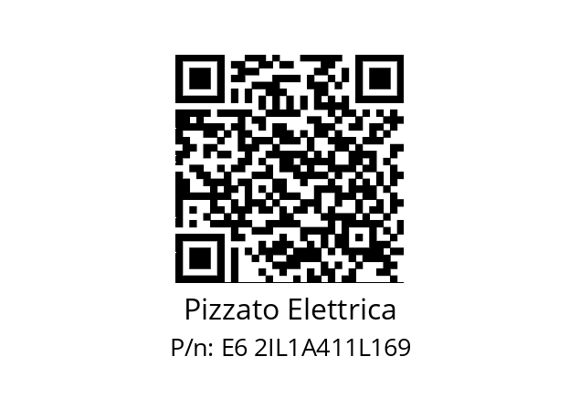   Pizzato Elettrica E6 2IL1A411L169