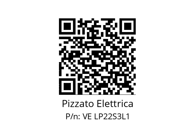   Pizzato Elettrica VE LP22S3L1