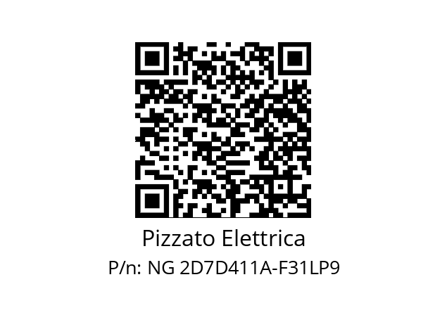   Pizzato Elettrica NG 2D7D411A-F31LP9