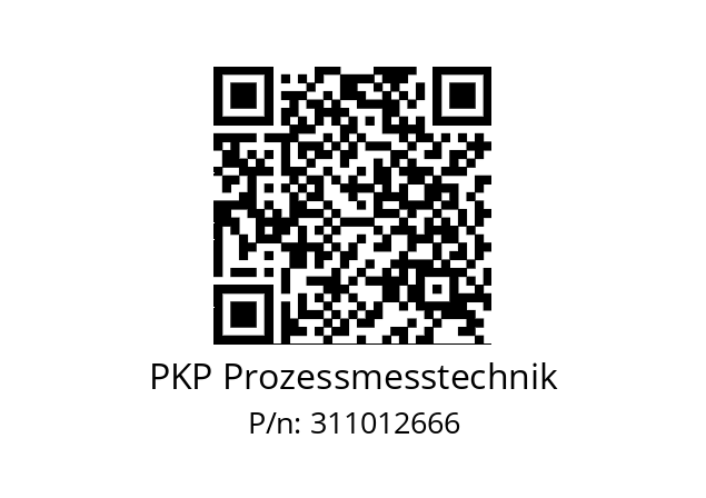   PKP Prozessmesstechnik 311012666