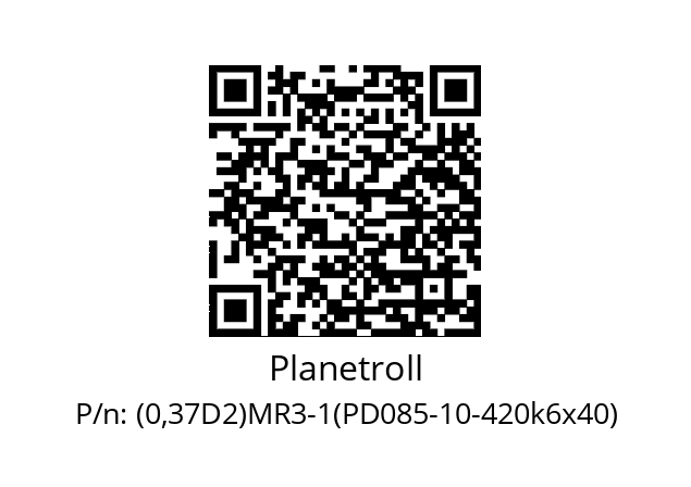   Planetroll (0,37D2)MR3-1(PD085-10-420k6x40)