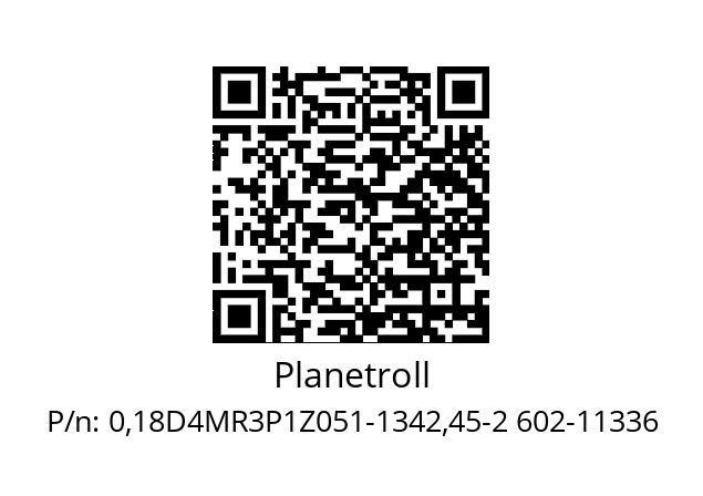   Planetroll 0,18D4MR3P1Z051-1342,45-2 602-11336