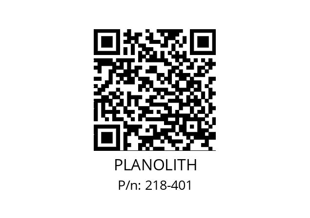   PLANOLITH 218-401