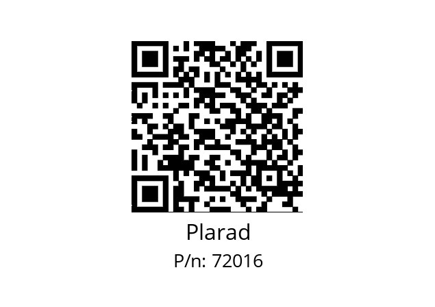   Plarad 72016