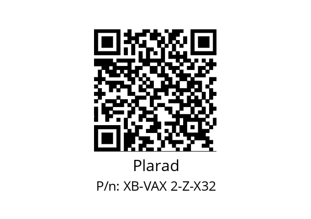   Plarad XB-VAX 2-Z-X32