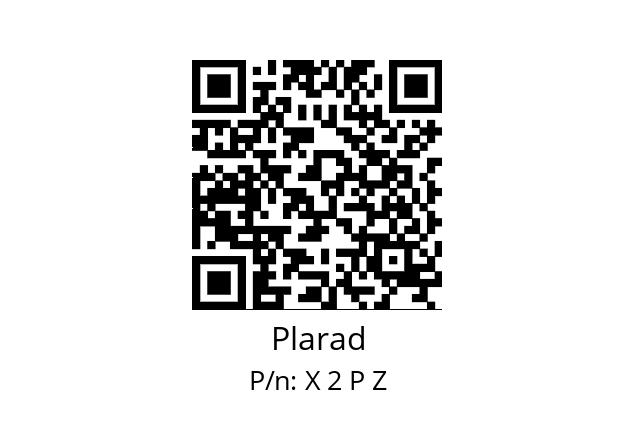   Plarad X 2 P Z