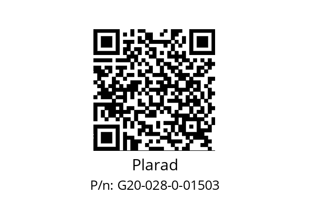   Plarad G20-028-0-01503