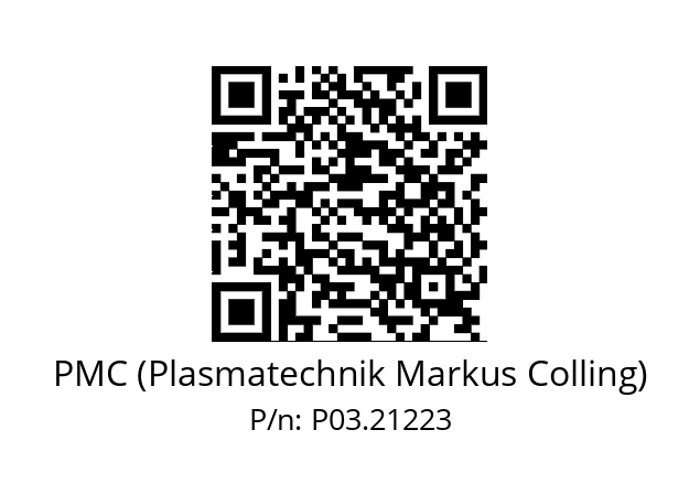   PMC (Plasmatechnik Markus Colling) P03.21223