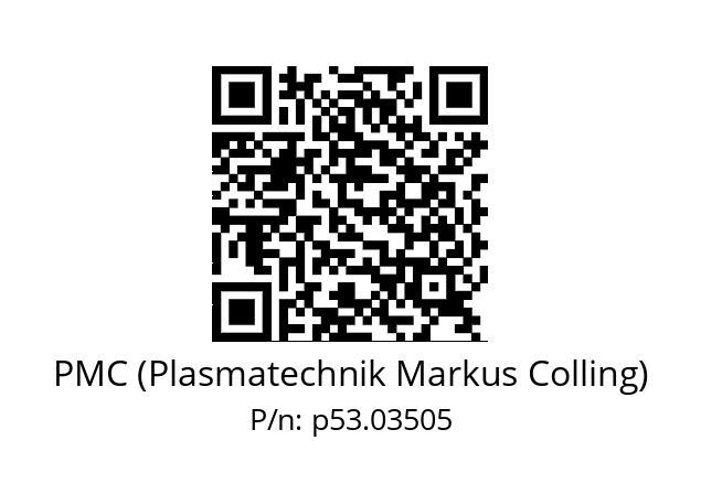   PMC (Plasmatechnik Markus Colling) р53.03505