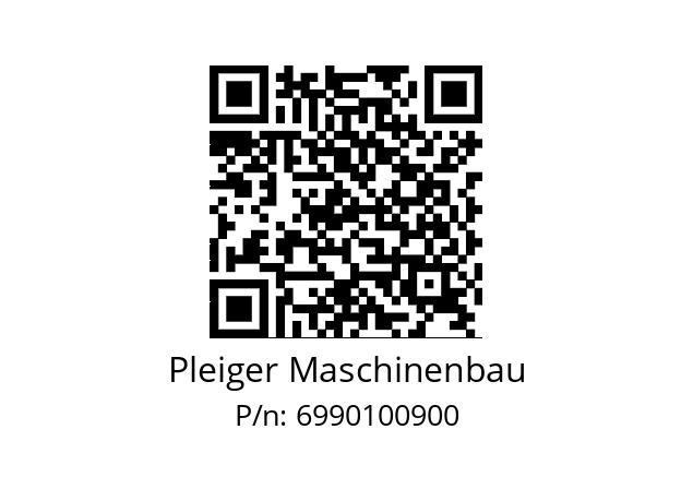   Pleiger Maschinenbau 6990100900