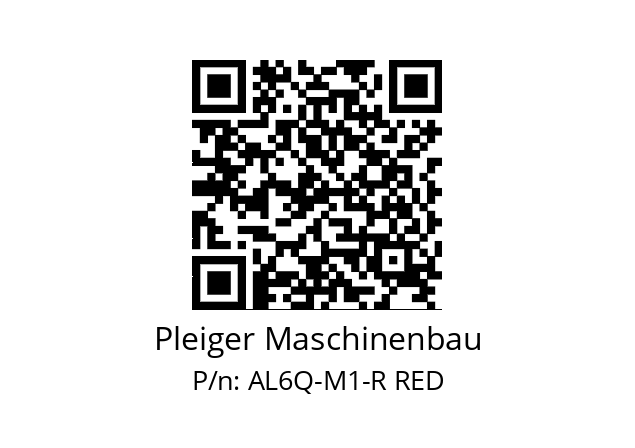   Pleiger Maschinenbau AL6Q-M1-R RED