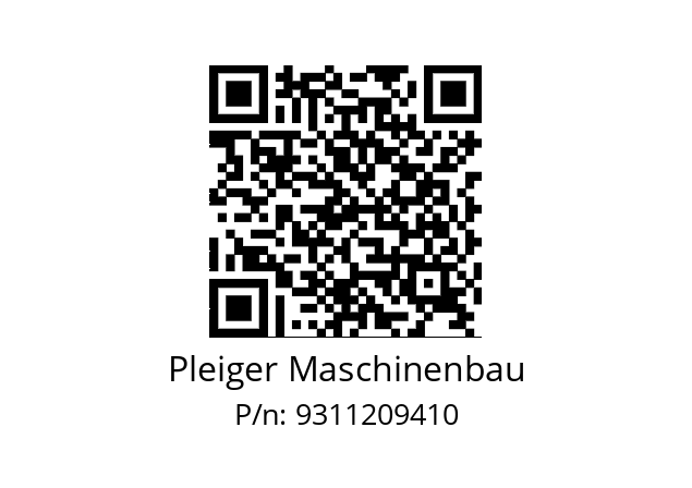   Pleiger Maschinenbau 9311209410