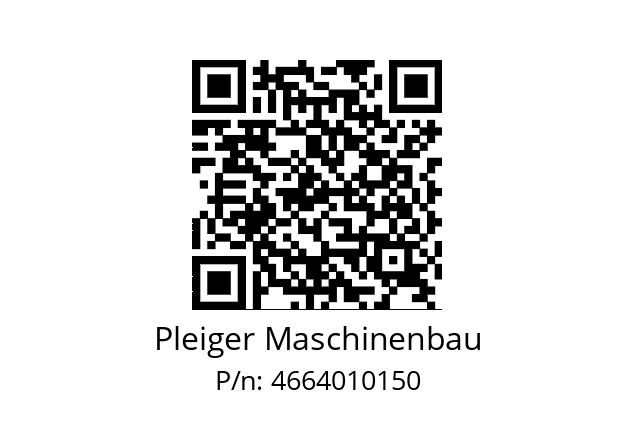   Pleiger Maschinenbau 4664010150