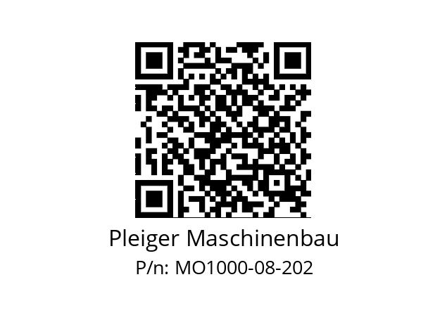   Pleiger Maschinenbau MO1000-08-202