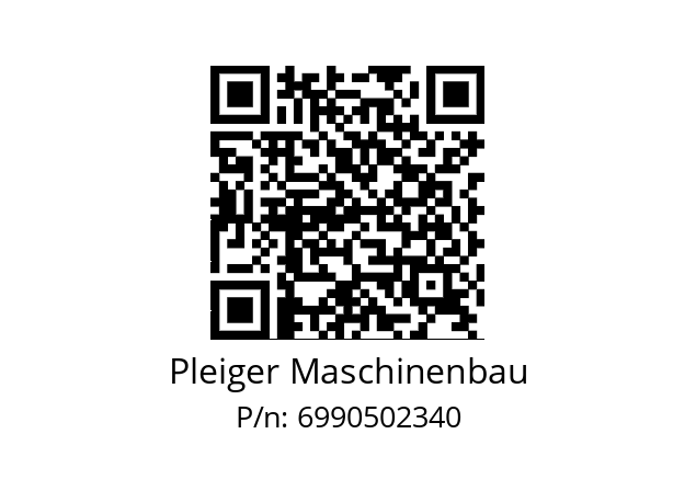   Pleiger Maschinenbau 6990502340