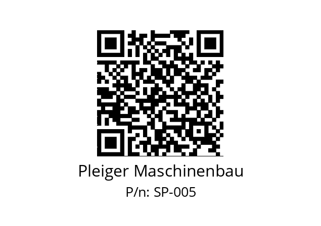   Pleiger Maschinenbau SP-005