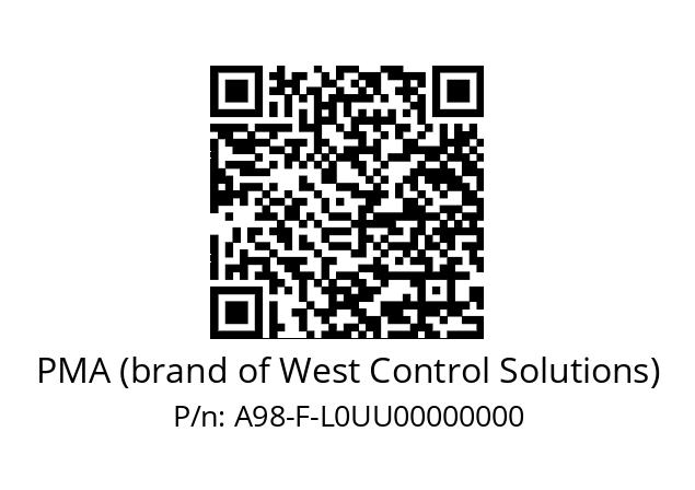   PMA (brand of West Control Solutions) A98-F-L0UU00000000