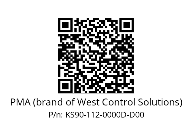   PMA (brand of West Control Solutions) KS90-112-0000D-D00