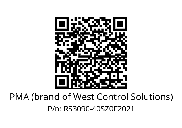   PMA (brand of West Control Solutions) RS3090-40SZ0F2021