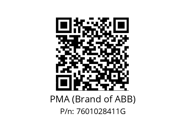   PMA (Brand of ABB) 7601028411G