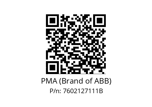   PMA (Brand of ABB) 7602127111B