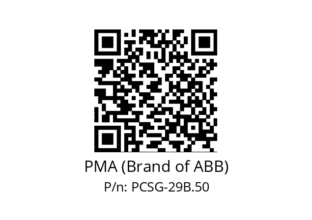   PMA (Brand of ABB) PCSG-29B.50