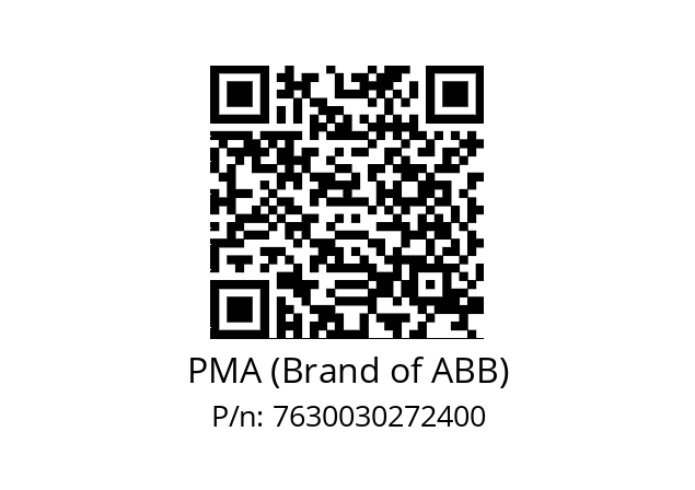   PMA (Brand of ABB) 7630030272400