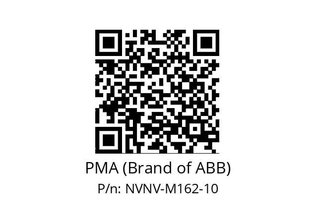   PMA (Brand of ABB) NVNV-M162-10